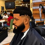 Jon barber Instagram profile photo — @lacabra_barber.s