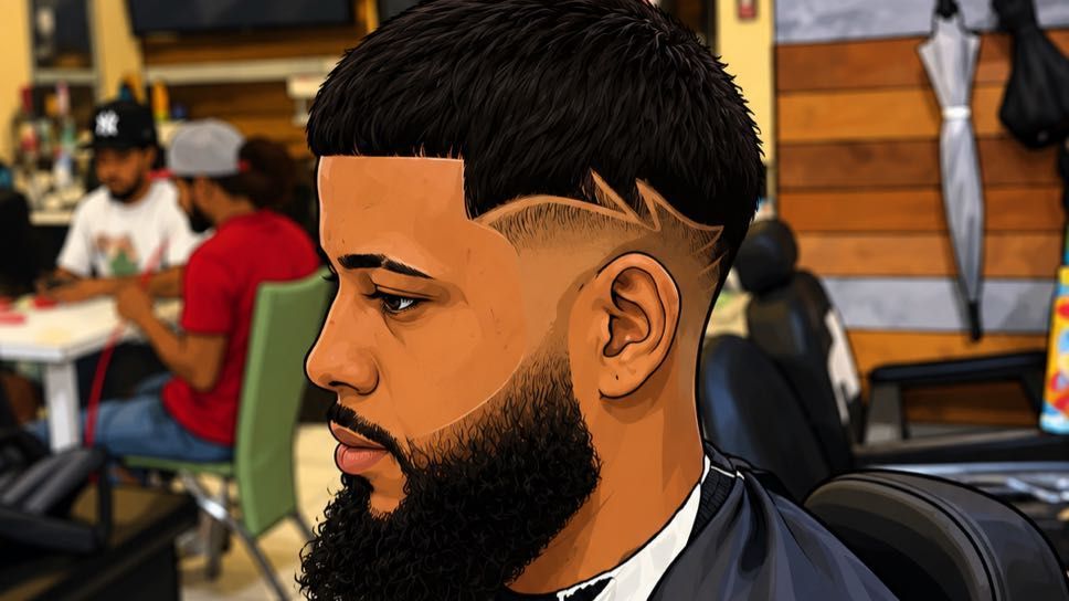 Inside Blade Barbershop, 1336 St Nicholas Ave, New York NY