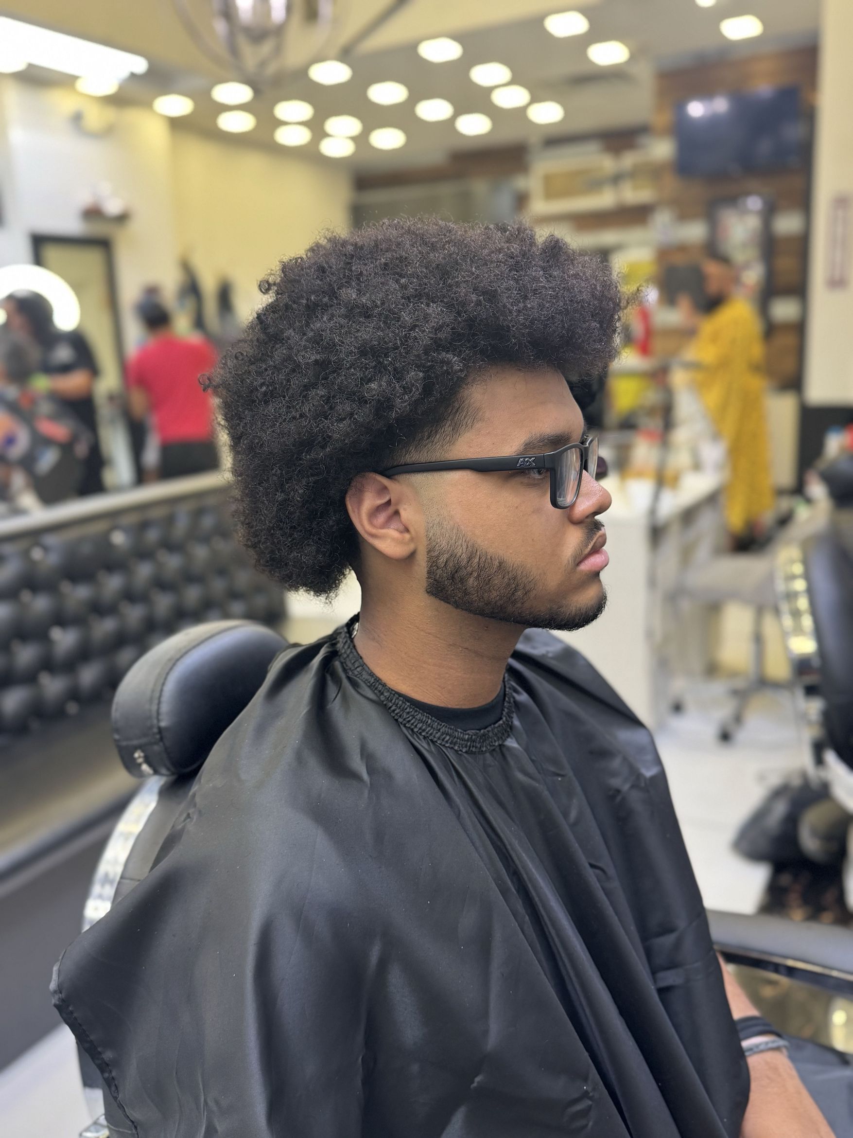 Fresh fade haircut at Blade Barbershop, Washington Heights NYC